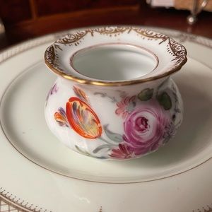 Vintage Hand Painted Dresden Miniature